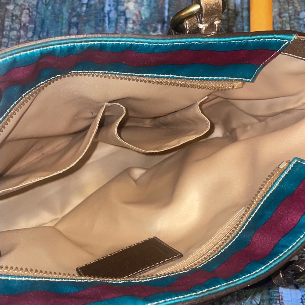 Coach Multicolor Striped Legacy Bag - Picture 11 of 16